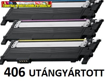 Samsung CLP-360,CLP-365,CLX-3305 color UTÁNGYÁRTOTT tonerek (406,CLP360,CLP365,CLX3305,C406,M406,Y406) 406S