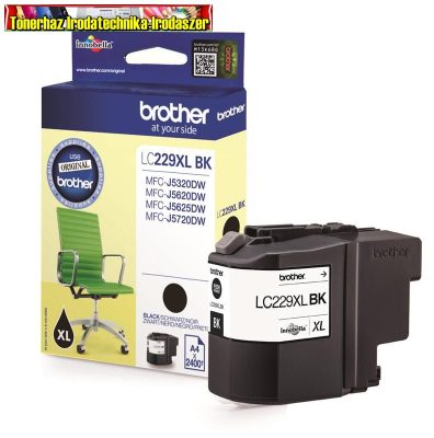 Brother LC229XL-BK tintapatron EREDETI Lejárat: 2021.02