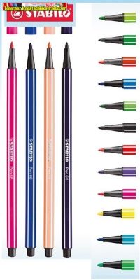 STABILO Pen 68, Rostirón, 1 mm, KÜL. SZÍNBEN