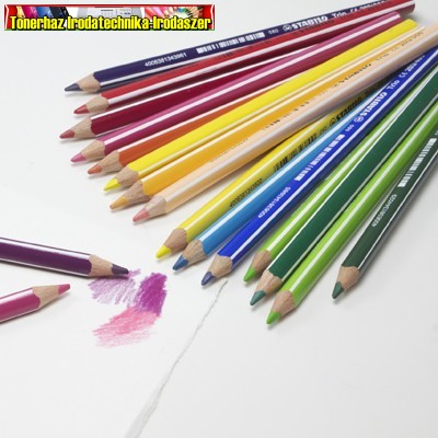  STABILO Trio Színes ceruza, háromszögletű, vastag, KÜL. színben db-ár