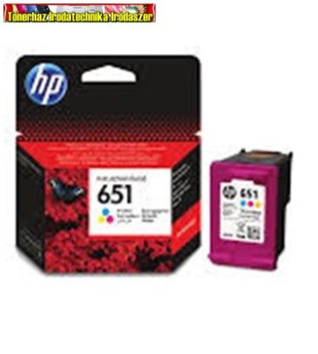 Hp 651 C2P11A color eredeti tintapatron 300 old(5%)