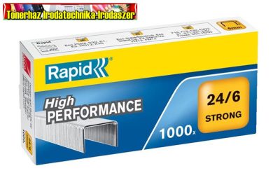  RAPID Strong Tűzőkapocs, 24/6, horganyzott 1000db/dob