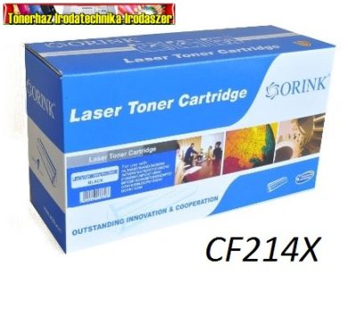 Utángyártott toner Orink Prémium CF214X BLACK 17,5k (14X) HIGH-CAPACITY HP nyomtatóhoz