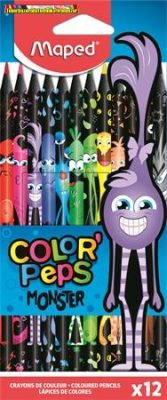 Maped COLOR PEPS Monster színes ceruza, 12 db/doboz 