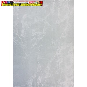 Karton A4 márványmintás - névjegykártya papír- sötétszürke