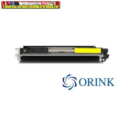 Utángyártott CF352A Orink prémium toner 130A 1K yellow HP nyomtatóhoz