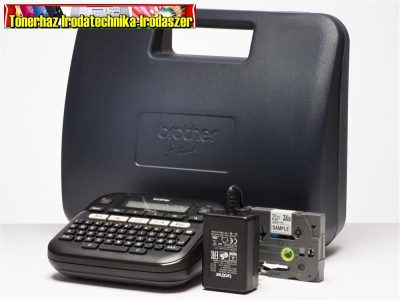 Brother PT-D210VP feliratozógép műanyag hordozó táskával és tápegységgel
