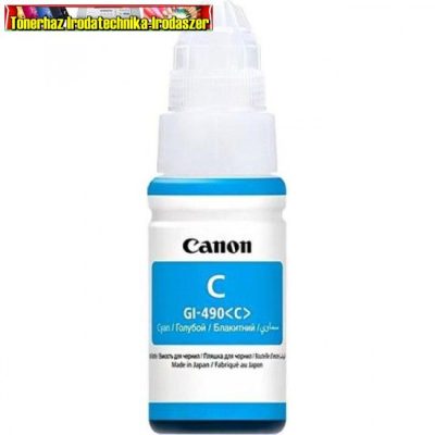Canon GI-490 eredeti tintapatron CYAN 70ml (GI490,GI 490)