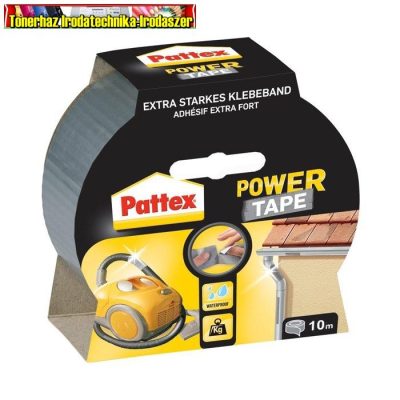 Ragasztószalag, 50 mm x 10 m, HENKEL Pattex Power Tape, ezüst