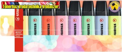 Stabilo Boss Pastel szövegkiemelő 8-as készlet (pasztell színek)