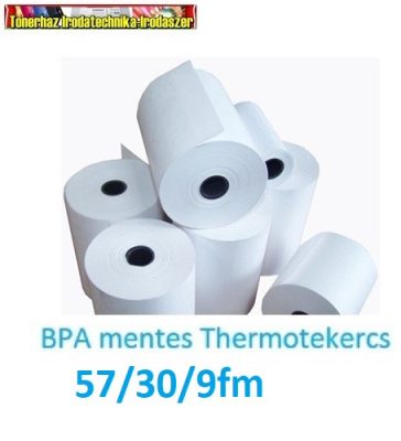 57mmx9fmx12mm hőpapír BPA mentes (thermo szalag) (57x30,57/30)