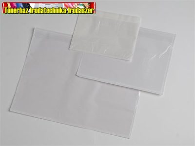 Okmánykísérő tasak C/4, öntapadós, belső méret:325x235mm (Dokufix tasak,hátoldalon nyíló) (doboz vásárlása esetén) (C4)