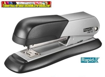 RAPID FM12 Tűzőgép, 24/6, 26/6, 25 lap, ezüst