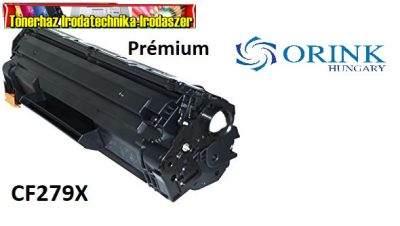 Utángyártott Orink Prémium CF279H (CF279AX;CF279X) fekete toner NAGY KAPACÍTÁSÚ! (2k) HP nyomtatóhoz