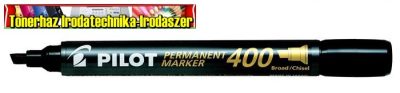 PILOT Permanent Marker 400 alkoholos vágott hegyű filc (1,5-4mm) fekete