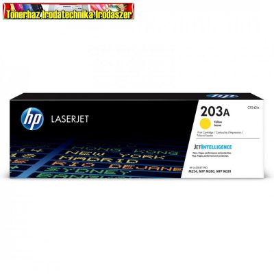 HP 203A CF542A yellow eredeti toner 1,3k