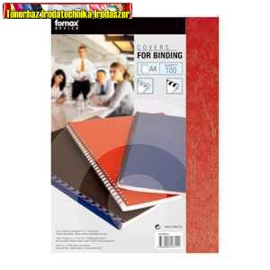 Fornax bőrhatású Hátlap matt Piros A/4 100 lap/cs 250gr.