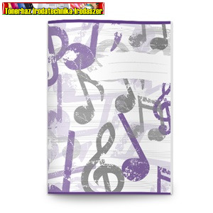 Füzet pd nagyalakú 86-32 hangjegy (A4, A/4) kotta (ének)