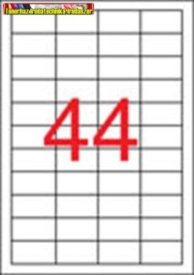 Apli eltávolítható fehér etikettek 48,5x25,4 mm A/4-es íven 44címke/lap 100lap/doboz