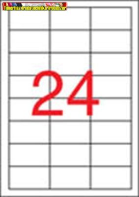 Apli eltávolítható fehér etikettek 64,6x33,8 mm A/4-es íven 24címke/lap 100lap/doboz 03056