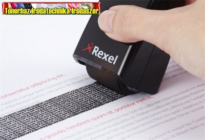 Titkosító roller, REXEL , fekete