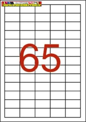 Apli Etikett (öntapadós címke), univerzális, 38x21,2 mm 100lap/dob (6500 címke/dob) (03127)(1283)