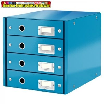 Leitz CLICK&STORE 4-fiókos irattároló 60490036 kék