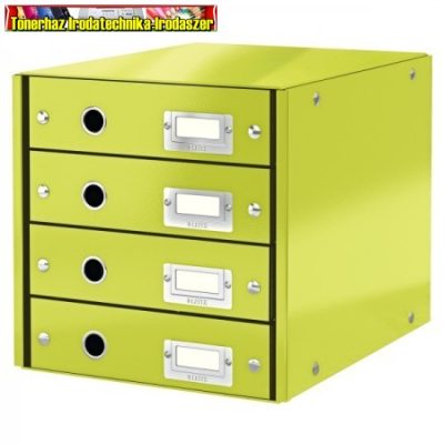 Leitz CLICK&STORE 4-fiókos irattároló 60490054 zöld