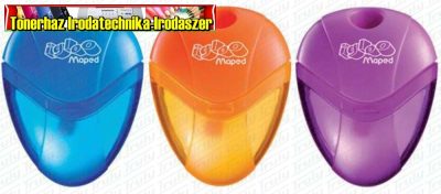 MAPED I-GLOO egylyukú, tartályos hegyező (igloo) BALKEZES, vegyes színekben (032211)