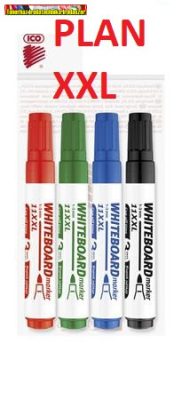 Tábla- és flipchart marker, 1-3 mm, kúpos, ICO Plan 11 XXL