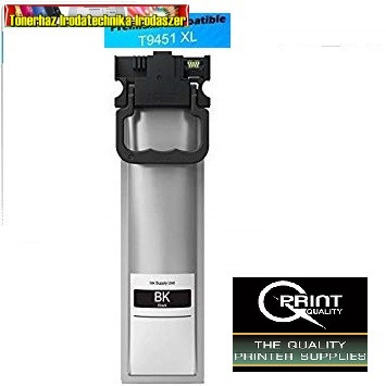 Q-PRINT PRÉMIUM UTÁNGYÁRTOTT EPSON TINTAPATRON T9451 BLACK 5k 