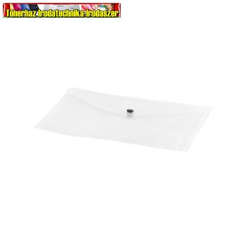 Irattartó tasak A5 PP áttetsző patentos 