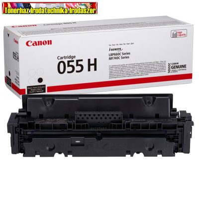 CANON CRG055H TONER BLACK 7,6K (EREDETI)(CRG-055)