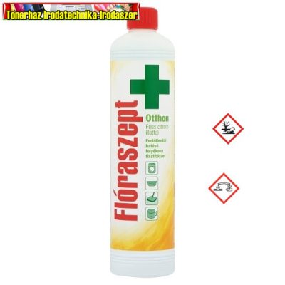 Flóraszept Otthon fertőtlenítő hatású folyékony tisztítószer friss citrom illattal 1000 ml