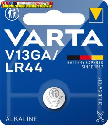 VARTA Gombelem, V13GA/LR44/A76, 1 db, 