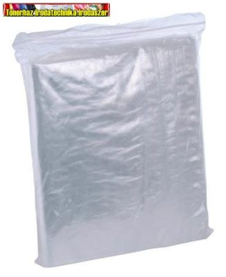 Simítózáras tasak, átlátszó, 8x12 cm (80x120mm)