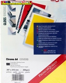 Hátlap fényes sárga A/4 100 lap/cs 250gr. EVO