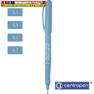 CENTROPEN DOCUMENT MŰSZAKI TUSFILC 4 MÉRETBEN 2631 fekete színben