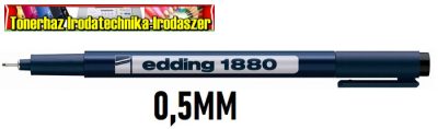 Tusfilc, 0,5 mm, EDDING 1880, fekete