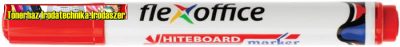 FLEXOFFICE WB03 Táblamarker, 2,5 mm ,kúpos, piros