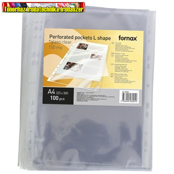 Genotherm lefűzhető felül és oldalt nyitott FORNAX A/4 víztiszta 150 mikron 100db/csom 305361