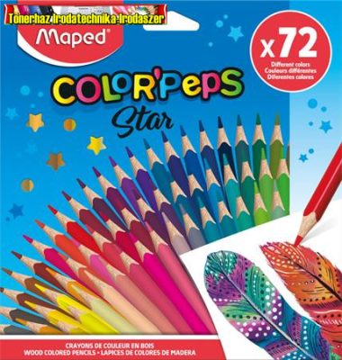 MAPED Color'Peps Star Színes ceruza készlet, 72 különböző szín