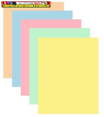 XEROX Symphony, pasztell mix ,másolópapír, színes, A4, 80 g, 5x50 lap, 496L94182
