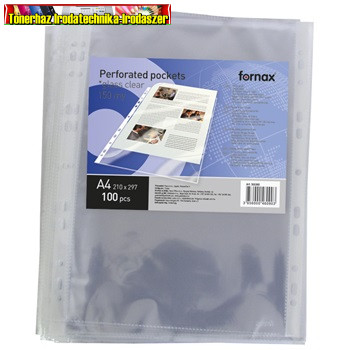 FORNAX A/4 víztiszta lefűzhető genotherm 150 mikron 100db/csom 305360 (8797)