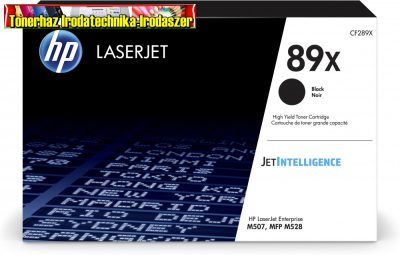 HP CF289X EREDETI TONER BLACK 10.000 OLDAL KAPACITÁS NO.89X