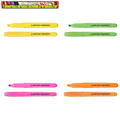 Szövegkiemelő Petit Plus kül. színben (Official Agent)