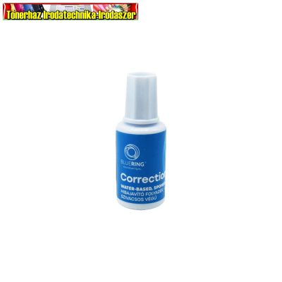 Hibajavító folyadék 20ml, vízbázisú szivacsos végű Bluering®