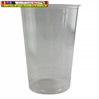 Pohár eldobható műanyag BIO PLA lebomló 3dl átlátszó 50 db/csomag