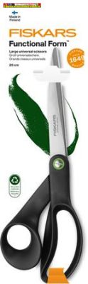  FISKARS ReNew Functional Form olló, általános, 25 cm, fekete (1074546)
