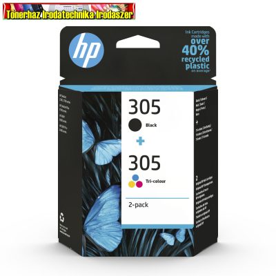 HP 6ZD17AE MULTIPACK NO.305 (305Bk +305C) eredeti tintapatron csomag